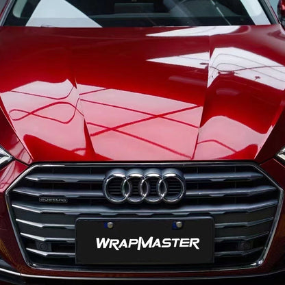 Gloss Metallic Cherries Red Vehicle Vinyl Wrap Colors (PET Liner)