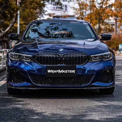 Gloss Metallic BMW Blue Vehicle Wrap (PET Liner)
