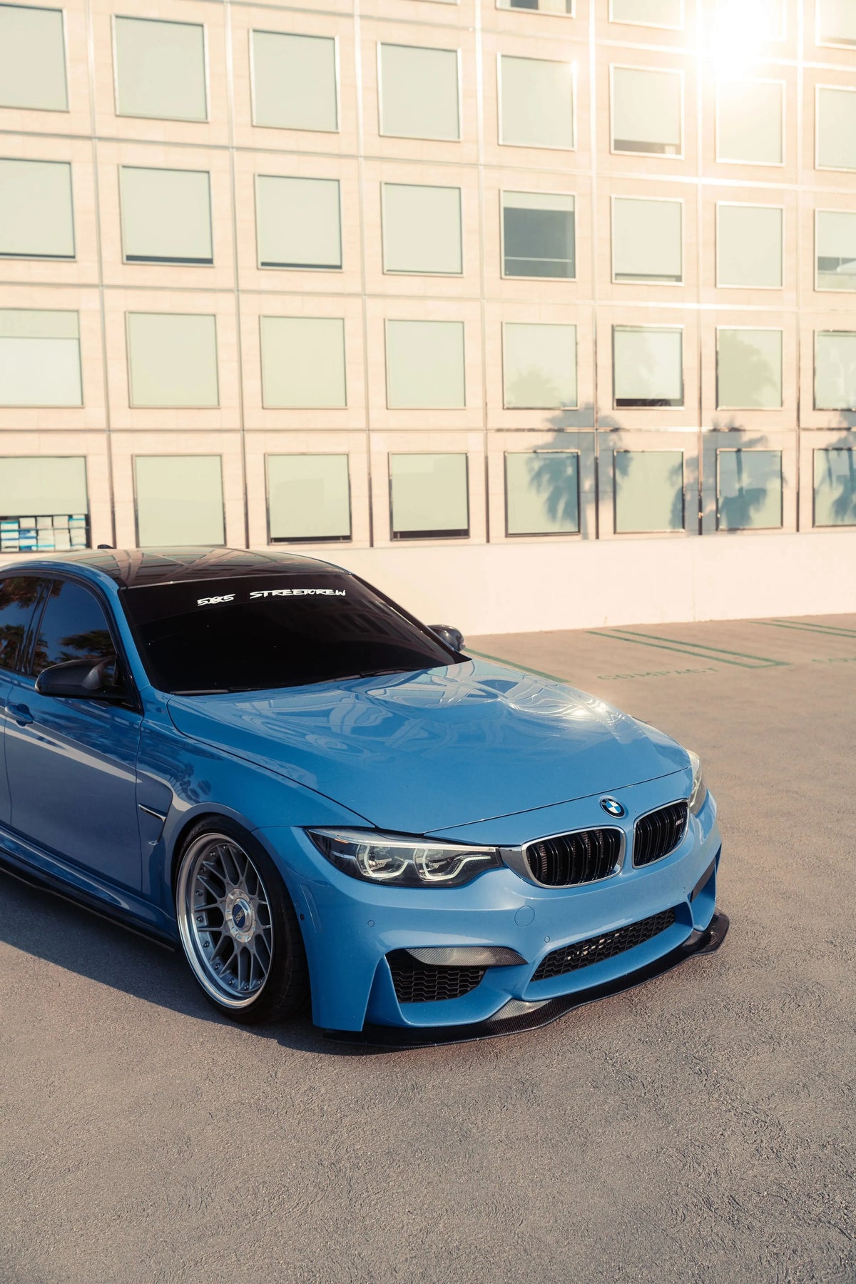 PSM Style Carbon Fiber Front Lip for BMW F80 M3 & F82/F83 M4