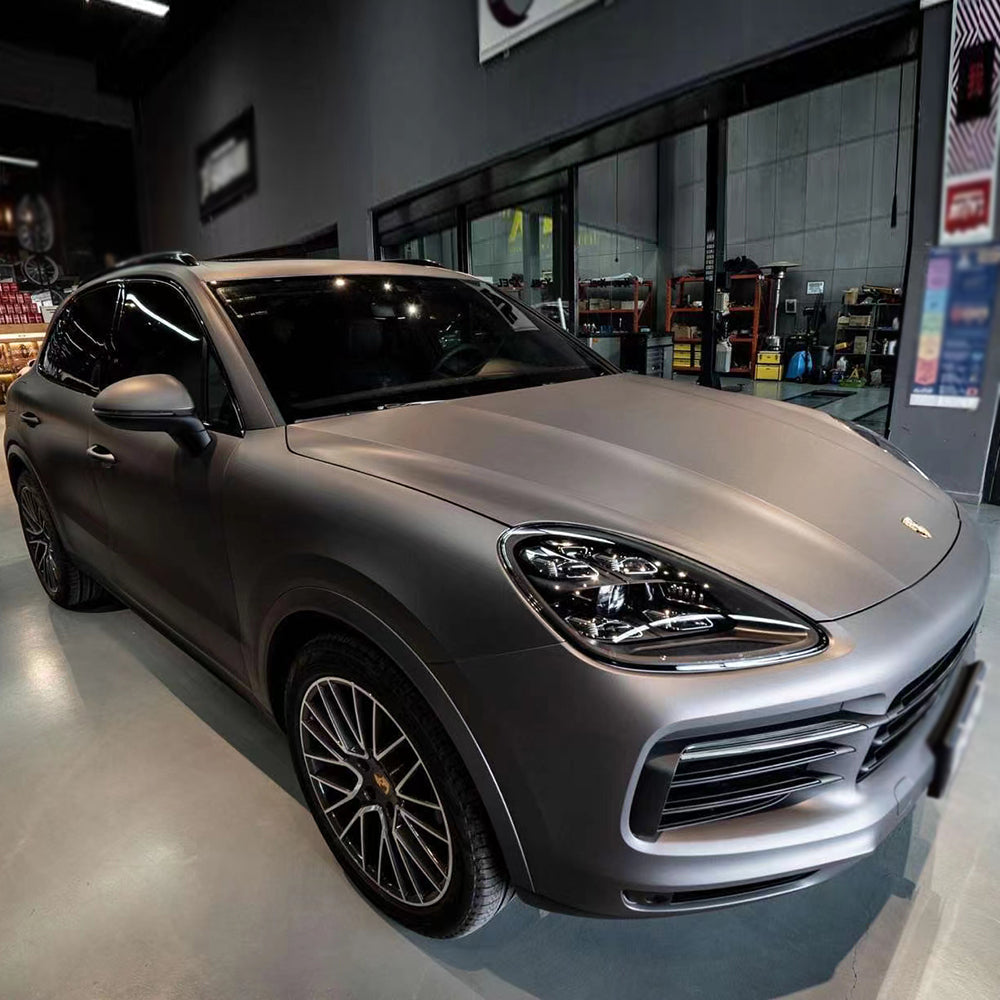 Ultral Matte Metal AMG Grey Vehicle Wrap Pricing (PET Liner)