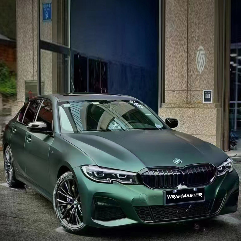 Ultral Matte Metal Emerald Green Carwrap (PET Liner)
