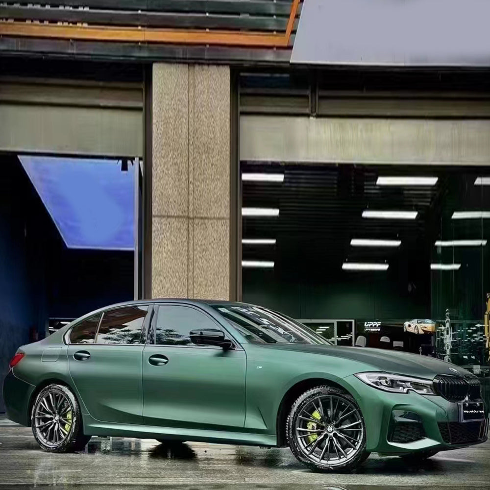 Ultral Matte Metal Emerald Green Carwrap (PET Liner)