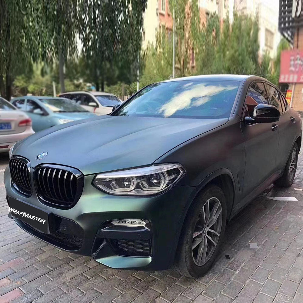 Ultral Matte Metal Emerald Green Carwrap (PET Liner)