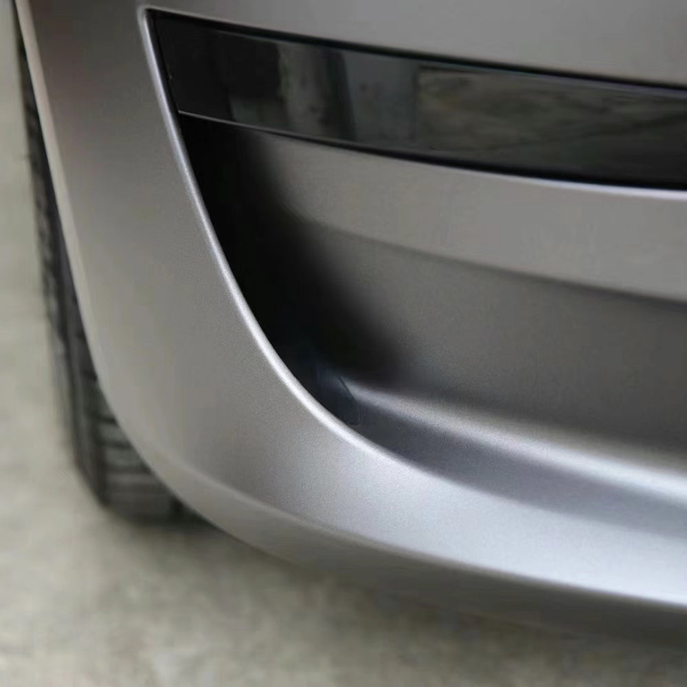 Ultral Matte Metal Dark Grey Cool Car Wraps (PET Liner)
