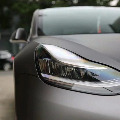 Ultral Matte Metal Dark Grey Cool Car Wraps (PET Liner)