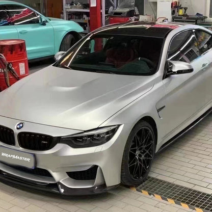 Super Matte Ultimate Flat Silver Auto Wrappen (PET Liner)