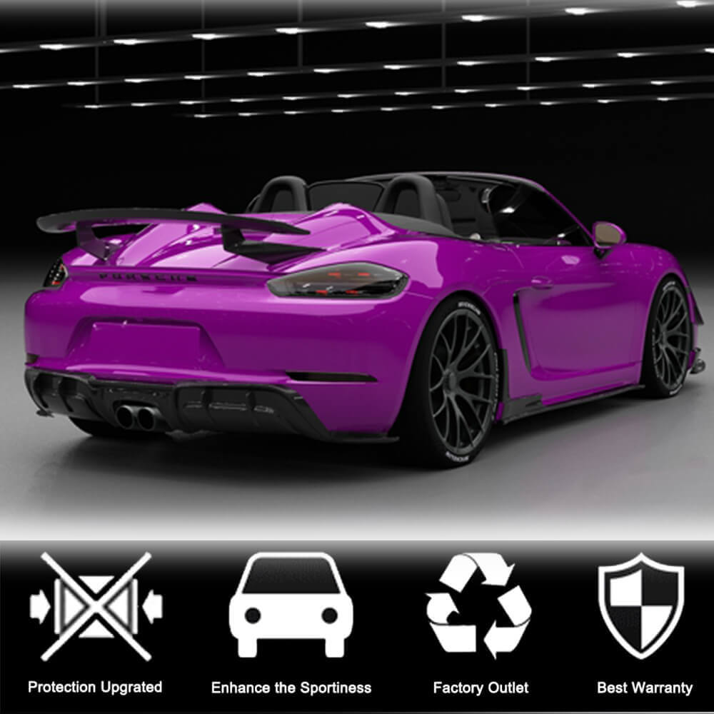 Porsche 718 (982) Boxster Cayman 2016-2019 Side Skirts Carbon Fiber