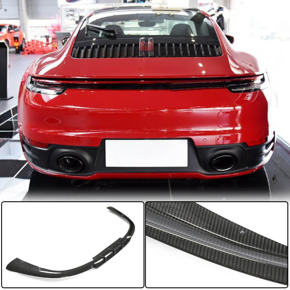 Porsche 911 992 Carrera 4S 2019UP Rear Bumper Diffuser Dry Carbon Fiber
