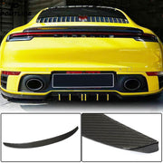 Porsche 911 992 Carrera Turbo S 4S 2019-2023 Rear Trunk Spoiler Dry Carbon Fiber
