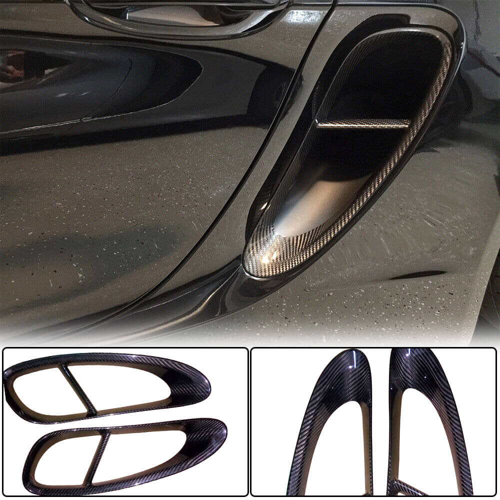 Porsche 981 Boxster 2013-2016 Side Air Intake Vents Carbon Fiber