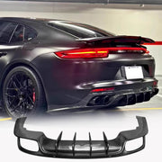 Porsche Panamera 971.2 2017-2026 Rear Bumper Diffuser Lip Spoiler Carbon Fiber