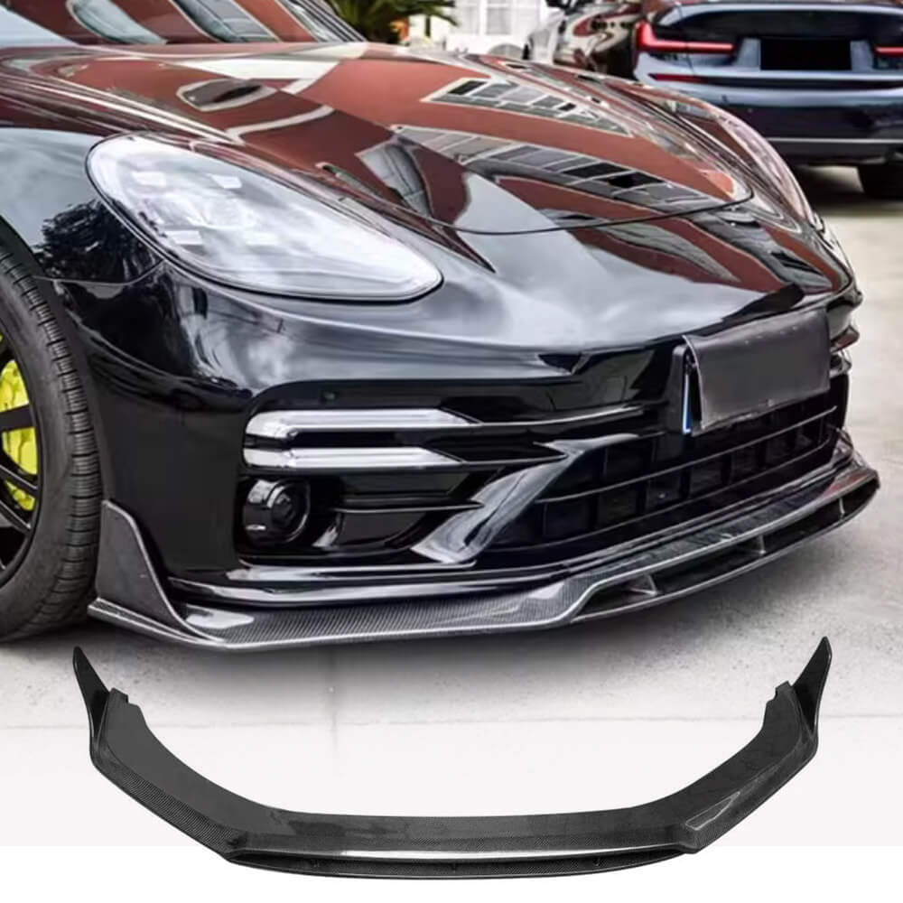 Porsche Panamera 971.2 2023-2026 Front Bumper Lip Carbon Fiber