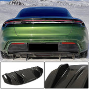 Porsche Taycan 9J1 Base/4/4S 2019-2021 Rear Bumper Diffuser Dry Carbon Fiber