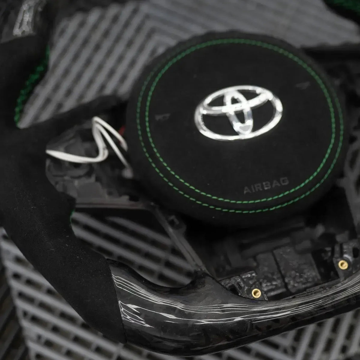 Pre-Configured Carbon Fiber Steering Wheel - Ready to Ship Today