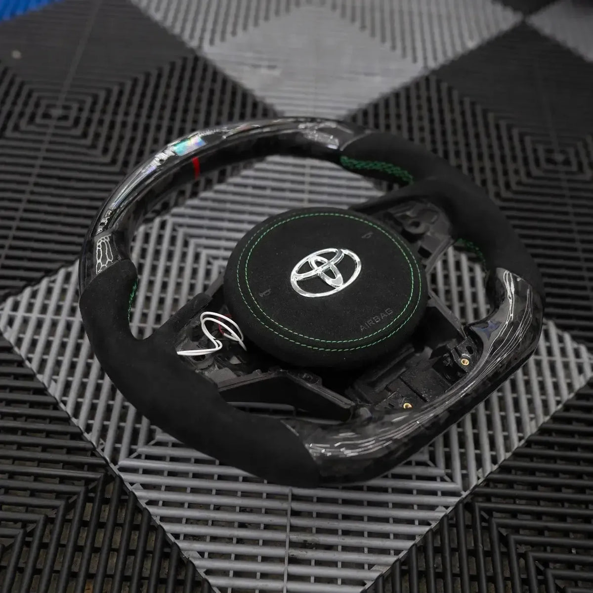 Pre-Configured Carbon Fiber Steering Wheel - Ready to Ship Today