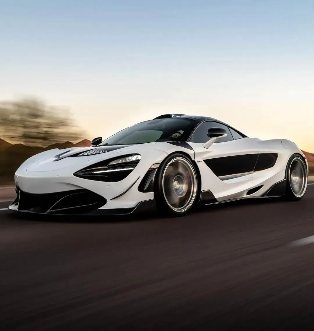R Style Carbon Fiber Front Lip for 2017–2023 McLaren 720S Coupe