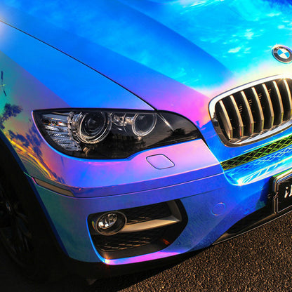 Chrome Rainbow Blue Wrap