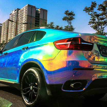 Rainbow Chrome Vinyl Car Wrap
