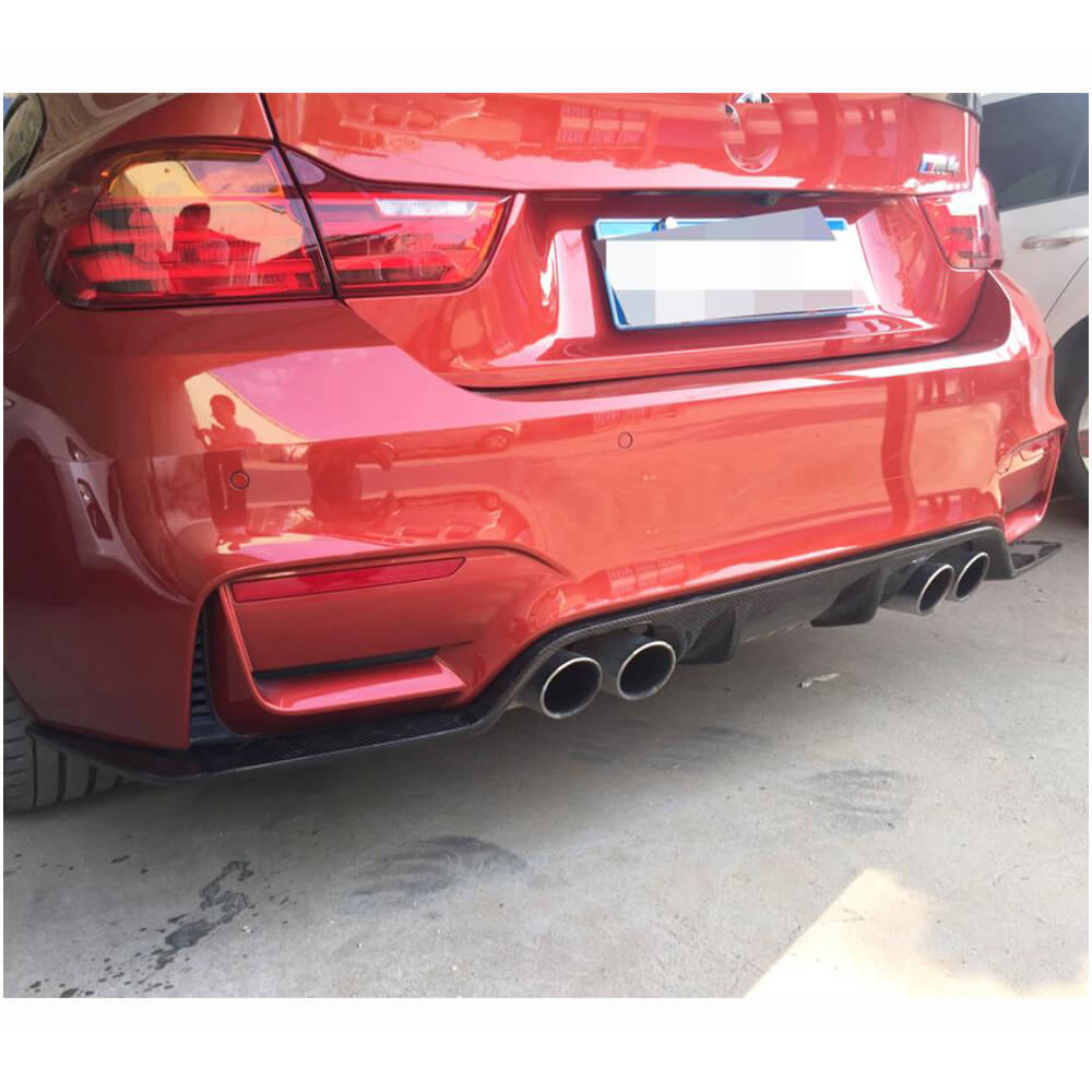 BMW F80 M3 F82 F83 M4 2014-2020 Rear Bumper Diffuser Carbon Fiber