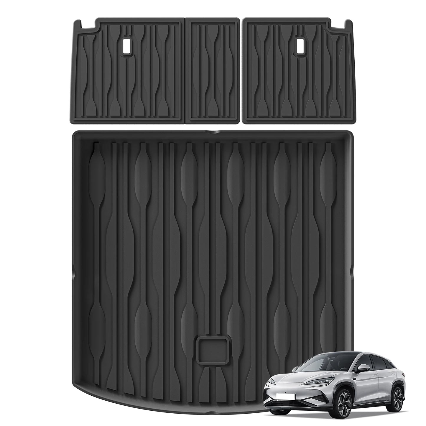 Custom TPE All-Weather Floor Mats for 2024-2025 BYD Sealion 7 EV (Right-Hand Drive)
