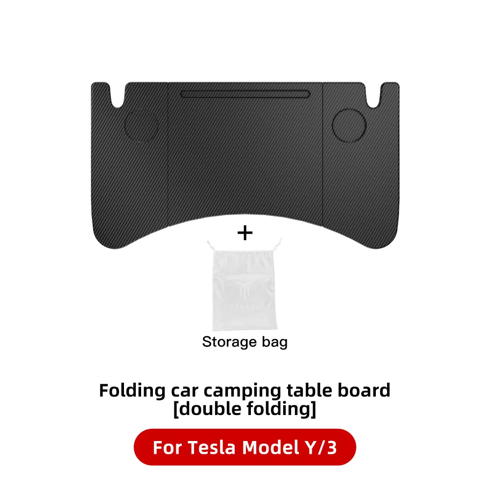 YZ For Tesla Model XS 3 Y Highland Juniper 2018-2025 Steering Wheel Laptop Tray Food Desk Portable Office Table Car Accessories