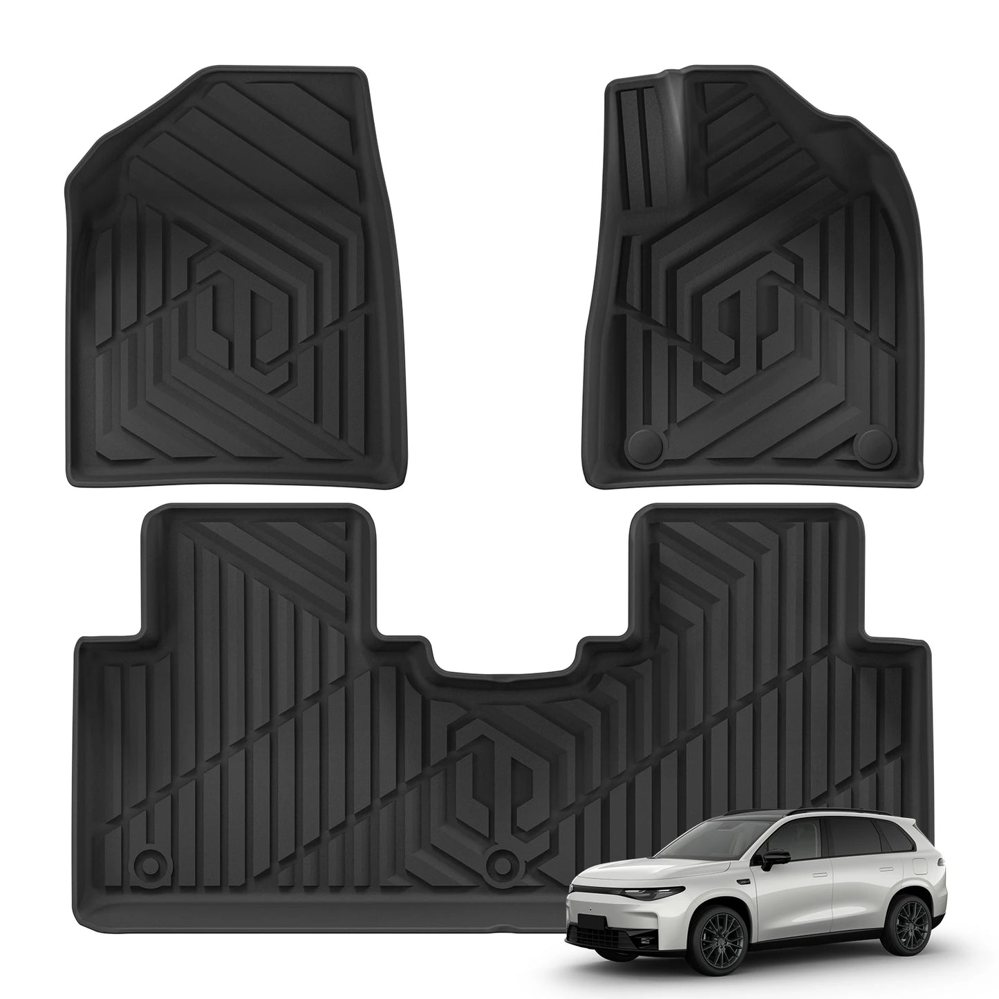 Custom TPE All-Weather Floor Mats for 2024-2025 Leapmotor C10 (Right-Hand Drive)