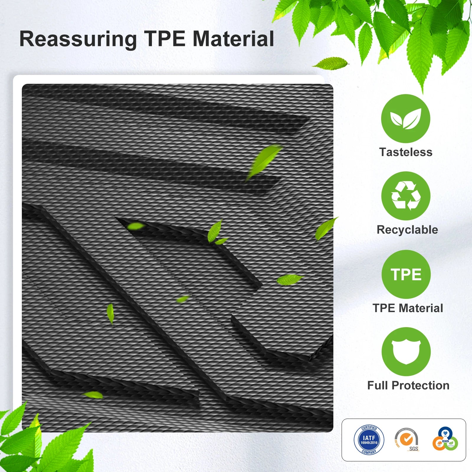 Custom TPE All-Weather Floor Mats for 2024-2025 Leapmotor C10 (Right-Hand Drive)