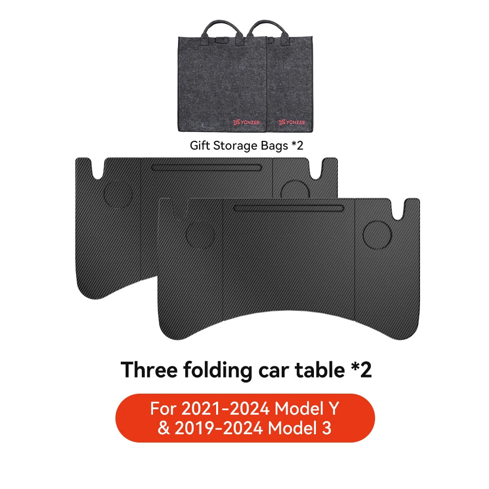 YZ For Tesla Model XS 3 Y Highland Juniper 2018-2025 Steering Wheel Laptop Tray Food Desk Portable Office Table Car Accessories