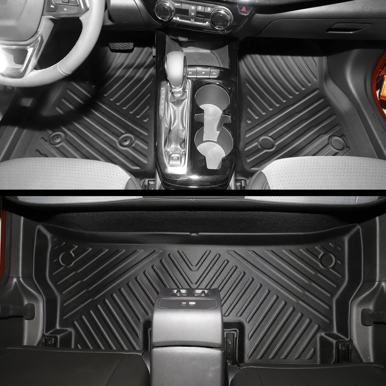 Custom TPE All-Weather Floor Mats for 2024-2026 Chevrolet Trax with Cargo Liner (Left-Hand Drive)