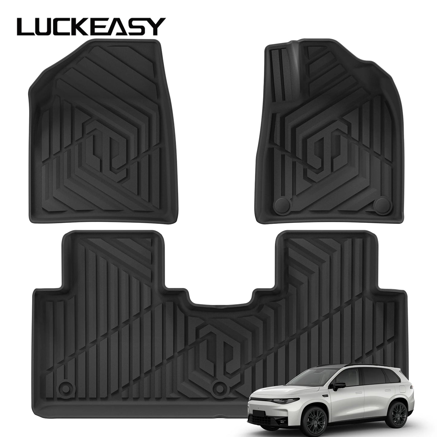 Custom TPE All-Weather Floor Mats for 2024-2025 Leapmotor C10 (Right-Hand Drive)