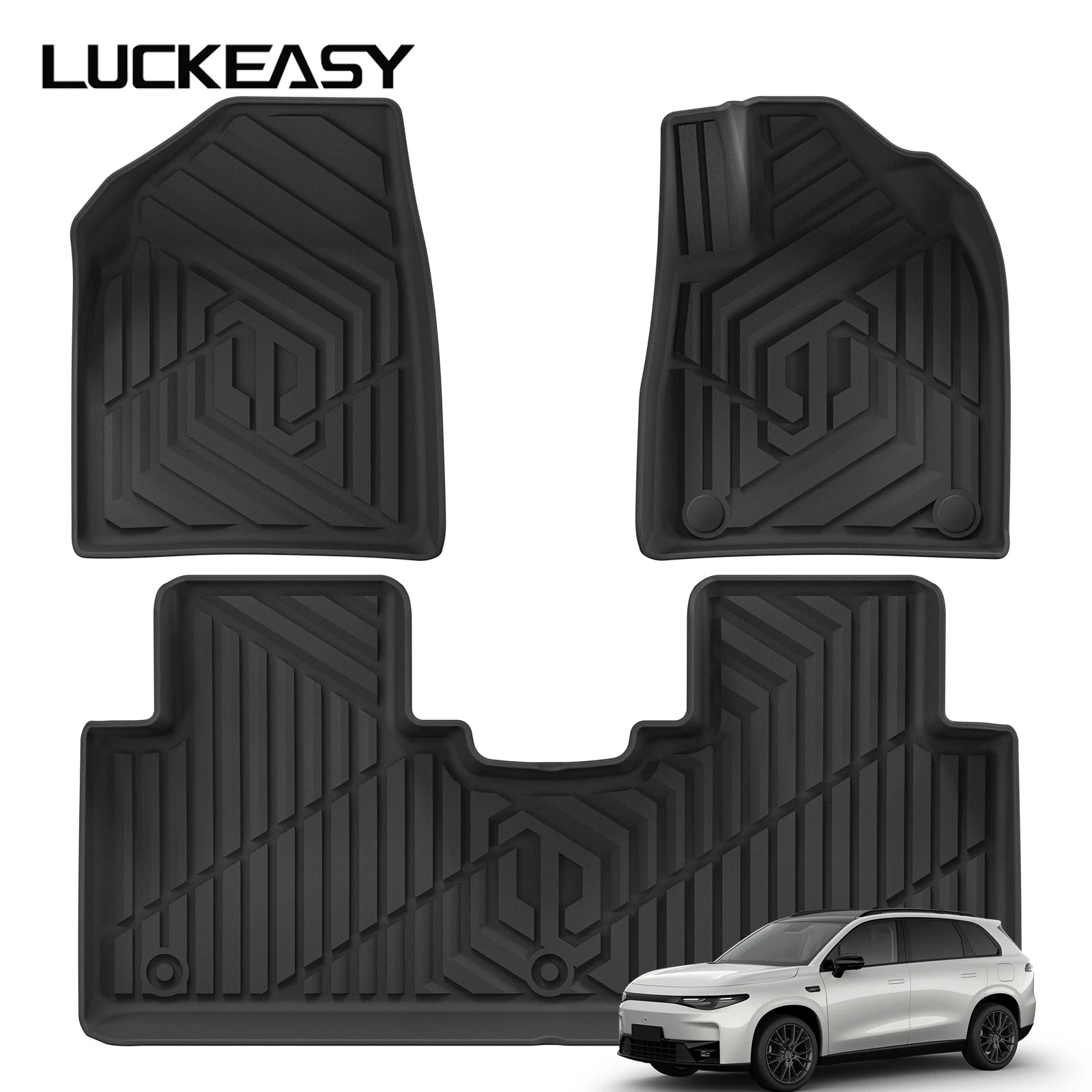 Custom TPE All-Weather Floor Mats for 2024-2025 Leapmotor C10 (Right-Hand Drive)