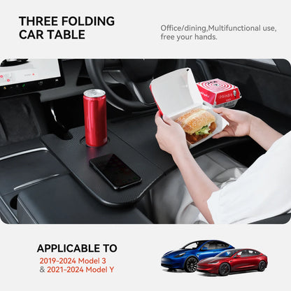 YZ For Tesla Model XS 3 Y Highland Juniper 2018-2025 Steering Wheel Laptop Tray Food Desk Portable Office Table Car Accessories