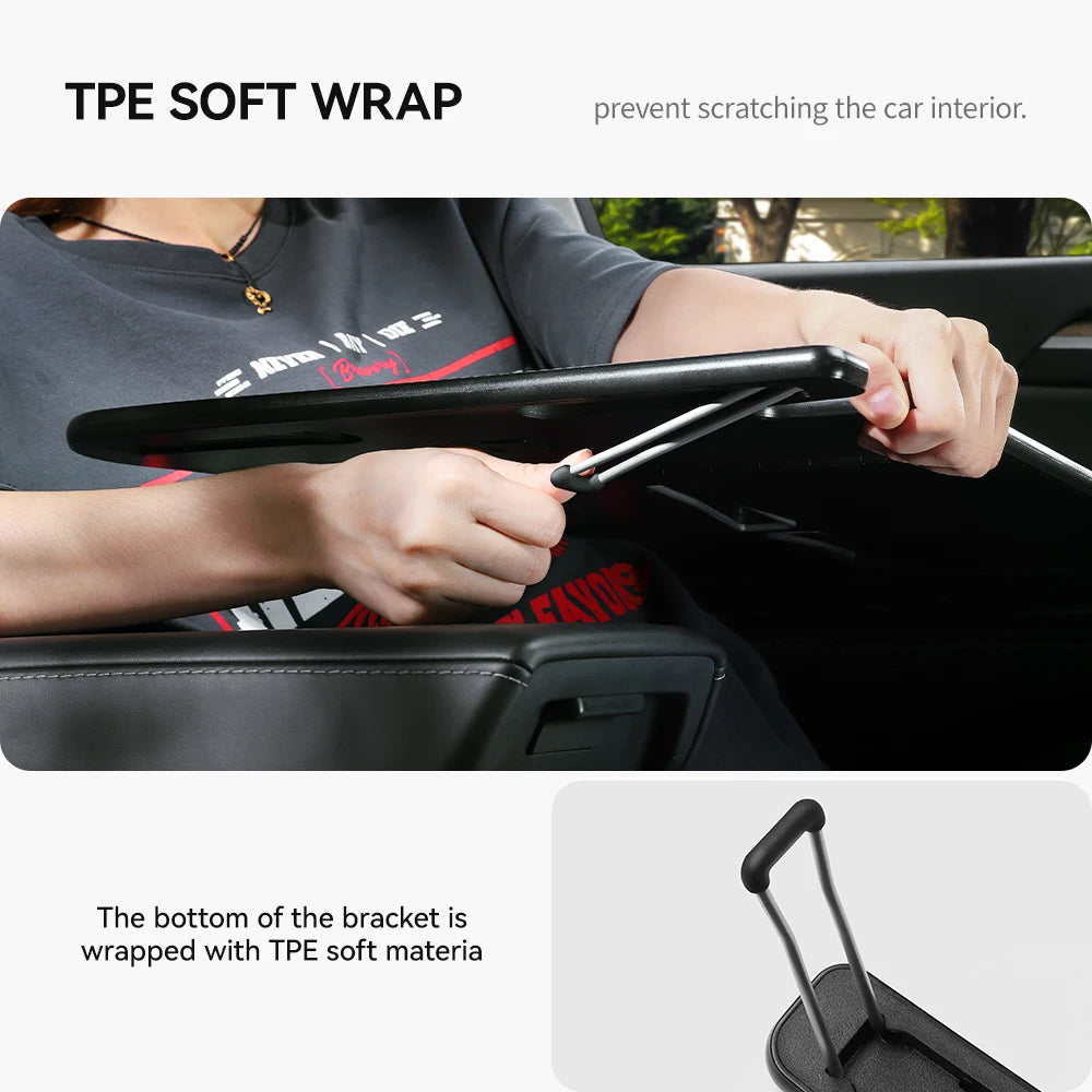 YZ For Tesla Model XS 3 Y Highland Juniper 2018-2025 Steering Wheel Laptop Tray Food Desk Portable Office Table Car Accessories