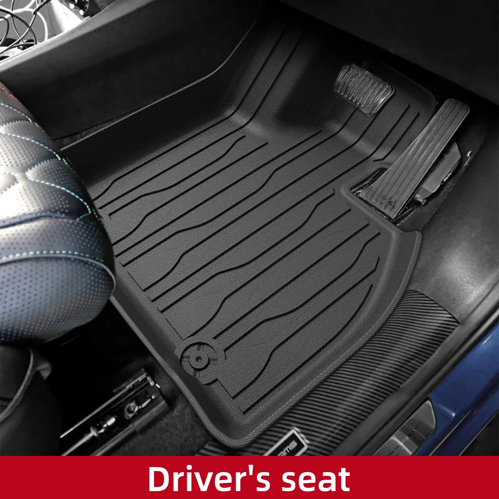 Custom TPE All-Weather Floor Mats for 2024-2025 BYD Sealion 7 EV (Right-Hand Drive)