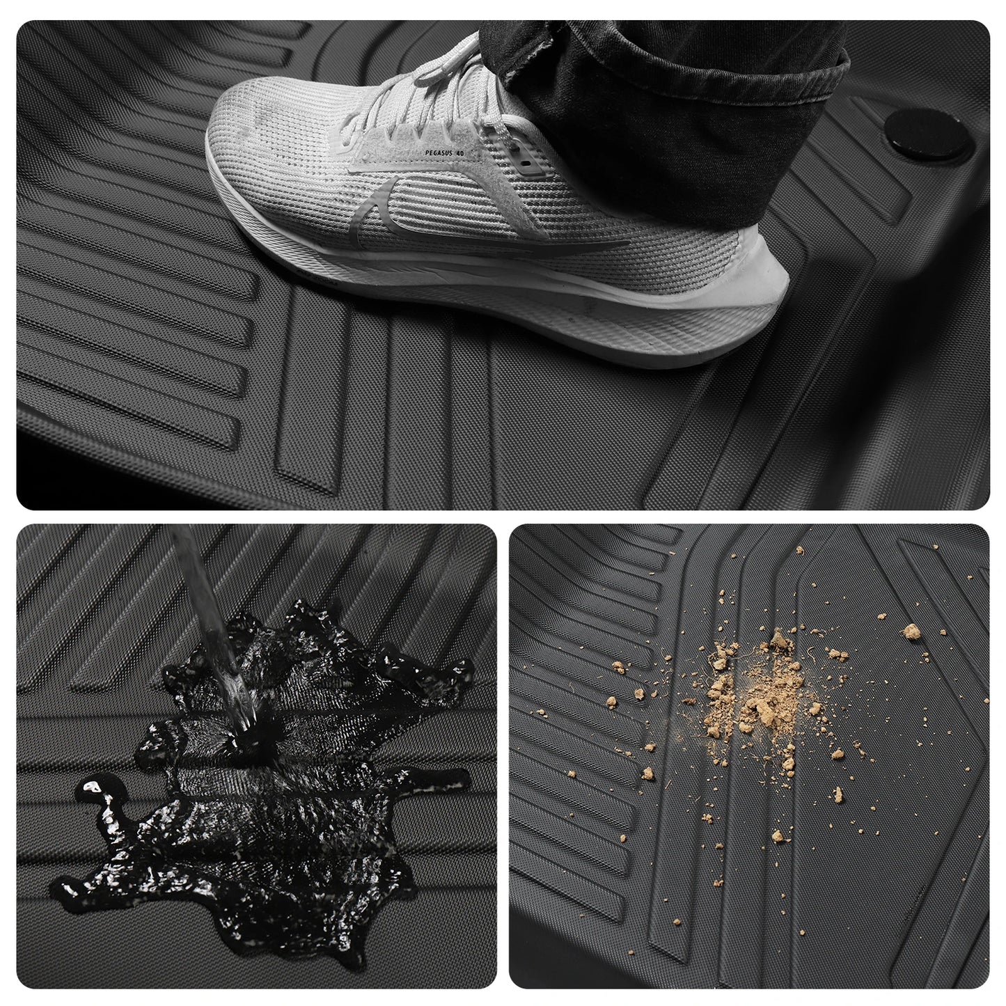 Custom TPE All-Weather Floor Mats for 2024-2025 Leapmotor C10 (Right-Hand Drive)