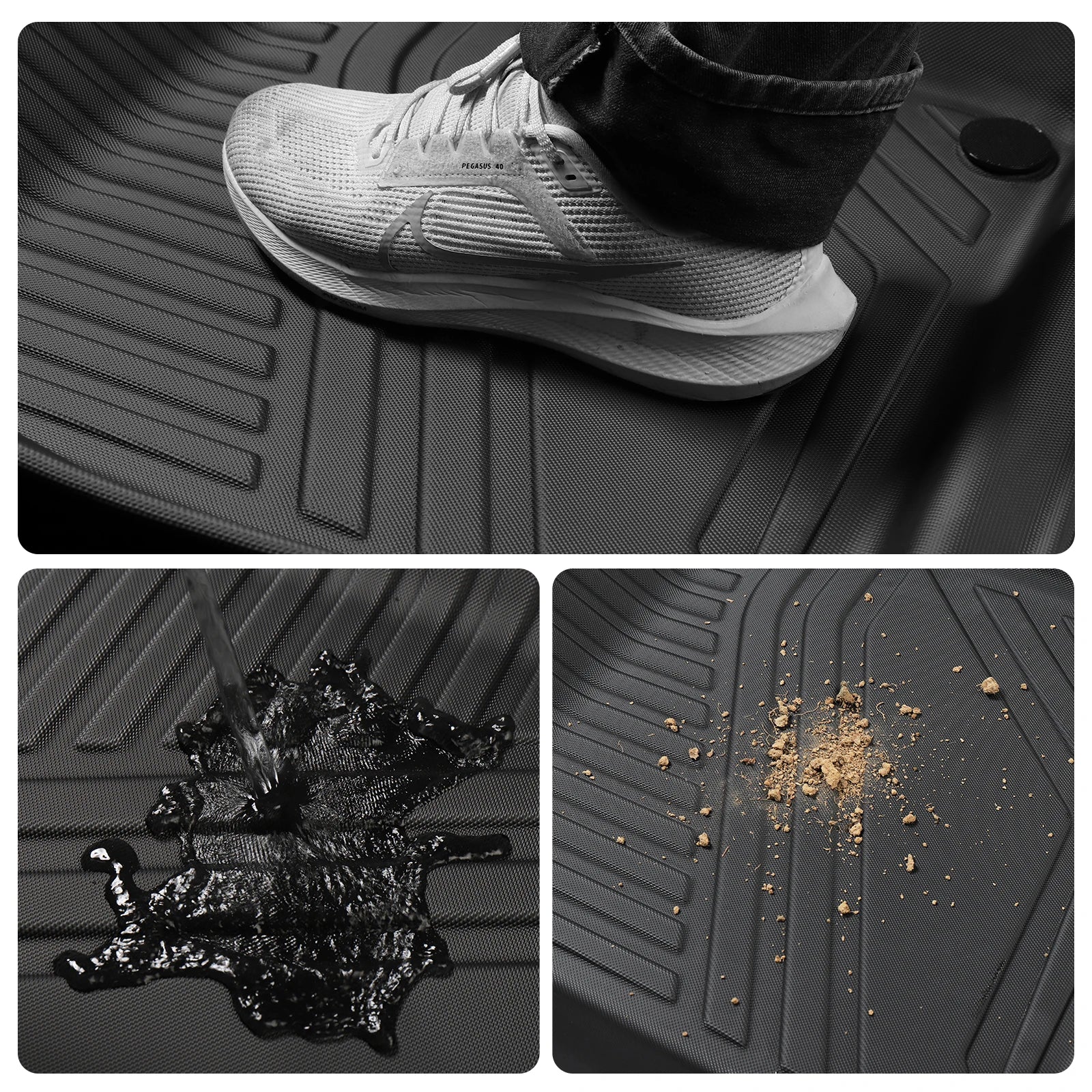 Custom TPE All-Weather Floor Mats for 2024-2025 Leapmotor C10 (Right-Hand Drive)