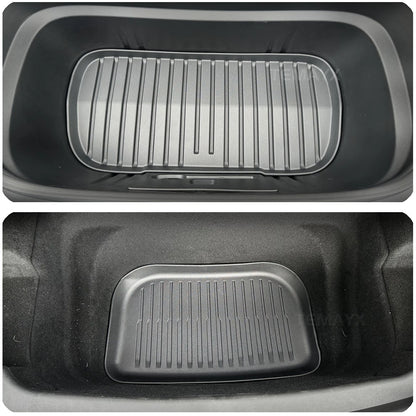 Custom TPE All-Weather Floor Mats for 2025-2026 Tesla Model Y Juniper with Cargo Liner & Kick Pads