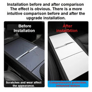 Central Control Protective Film for Tesla Model 3/Model Y Juniper Silicone Pad Electrostatic Panel Sticker Decor Car Accessories