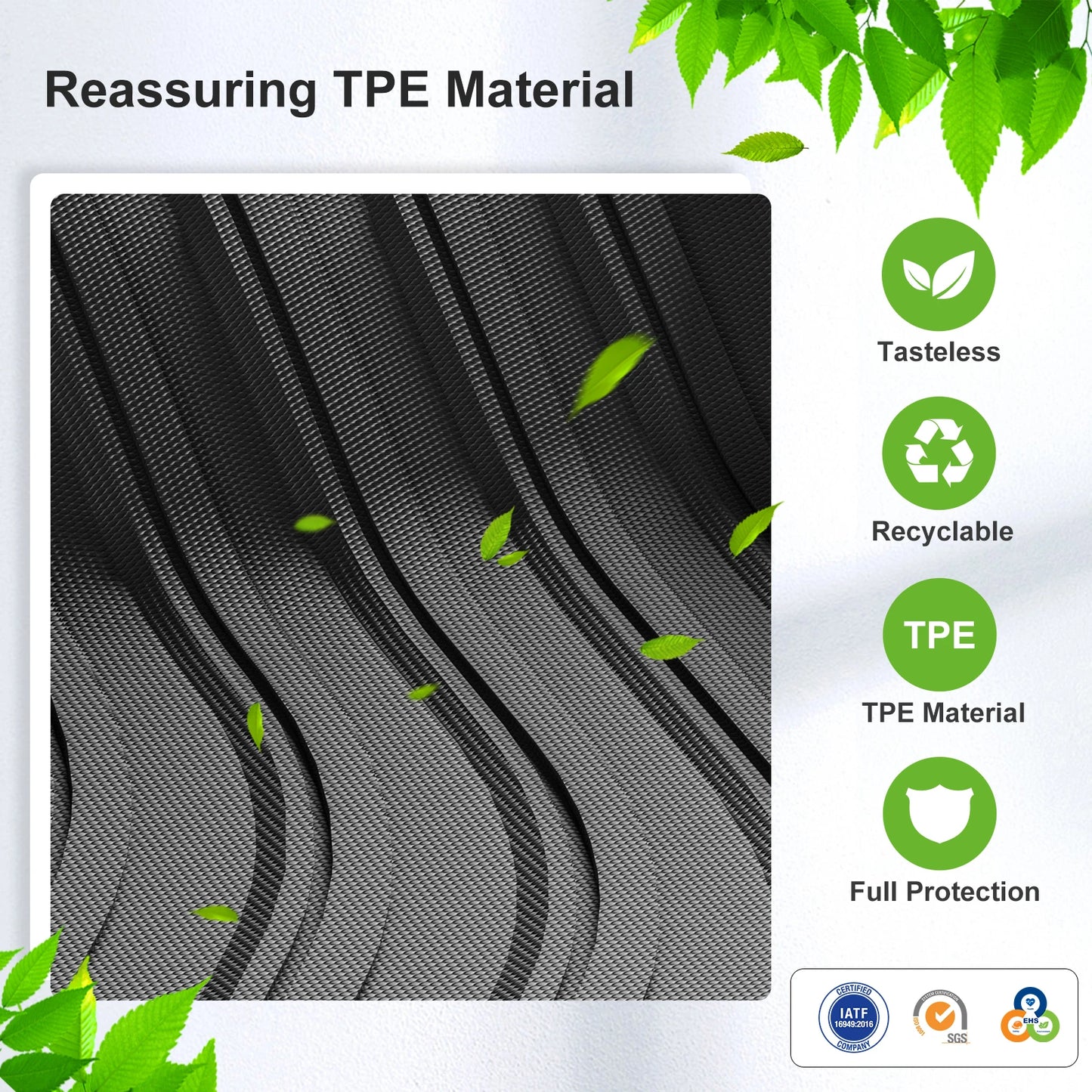 Custom TPE All-Weather Floor Mats for 2024-2026 Leapmotor T03 EV