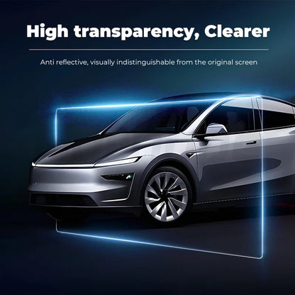 Futhope 16 Inch Tempered Glass Screen Protector For Tesla model Y YL 2026 Juniper HD Center Control Film Installation tool