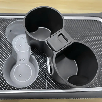 For Tesla Model Y Juniper 2025 Model 3 Highland Center Console Armrest Hidden Storage Box Cup Holder Car Organizer Accessories