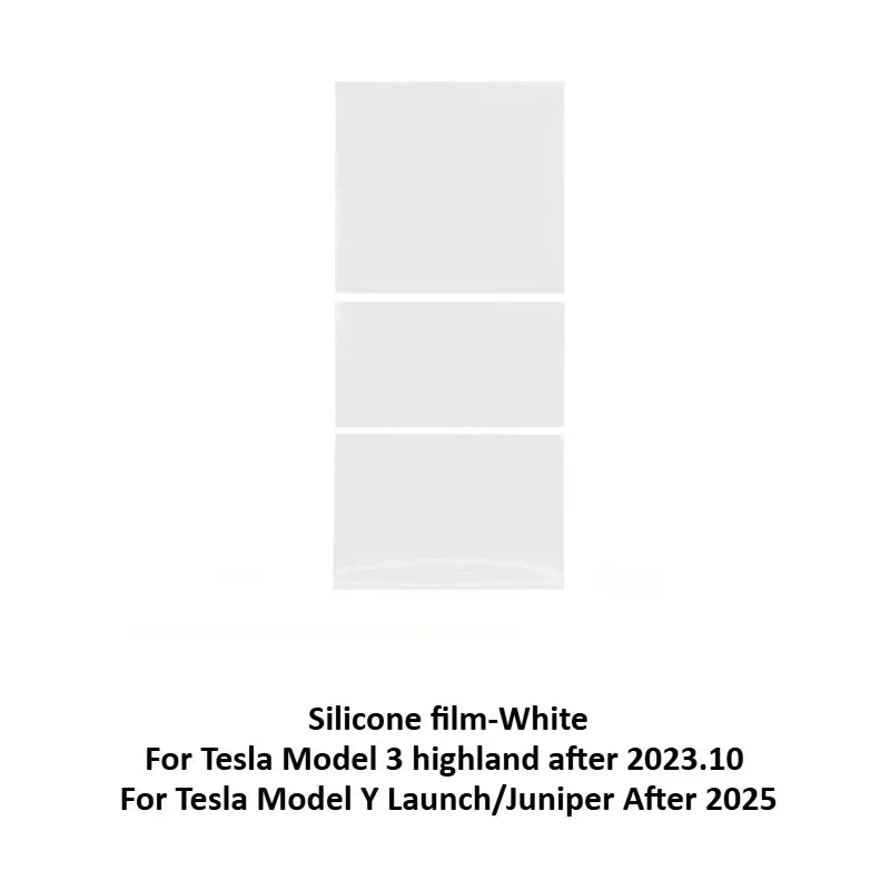 Central Control Protective Film for Tesla Model 3/Model Y Juniper Silicone Pad Electrostatic Panel Sticker Decor Car Accessories