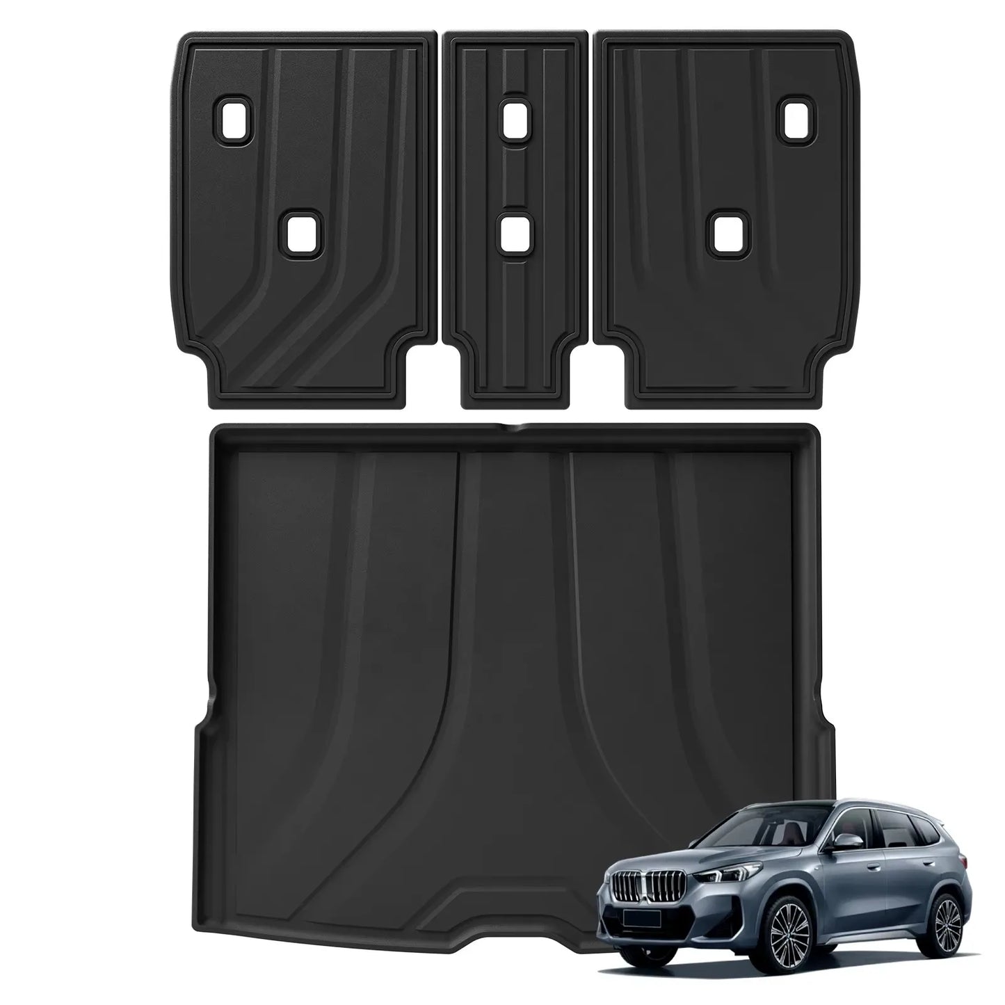 Custom TPE All-Weather Floor Mats for 2023-2026 BMW X1 (EU Version, Left-Hand Drive)