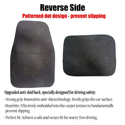 Universal Car Floor Mat Front & Rear Automotive Carpet Floor Mats For Auto SUV Sedans Vans Accessories Dirt and wear-resistant