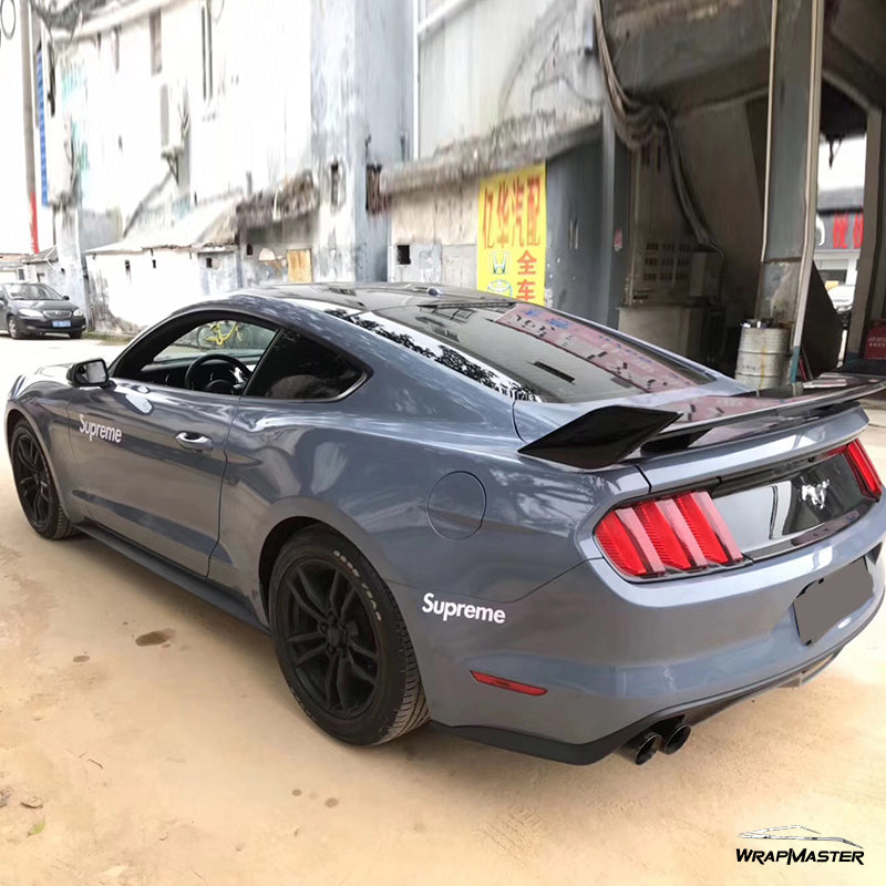 Gloss Cement Grey Vinyl Wrap