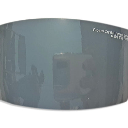 Gloss Cement Grey Vinyl Wrap
