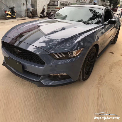 Gloss Cement Grey Vinyl Wrap