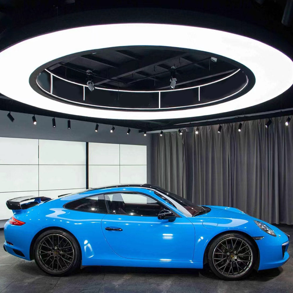 Gloss Blue Sky Car Wrap
