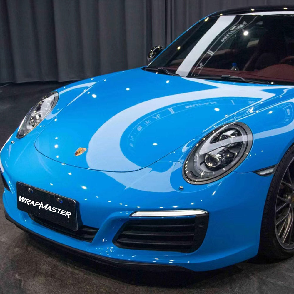 Gloss Blue Sky Car Wrap