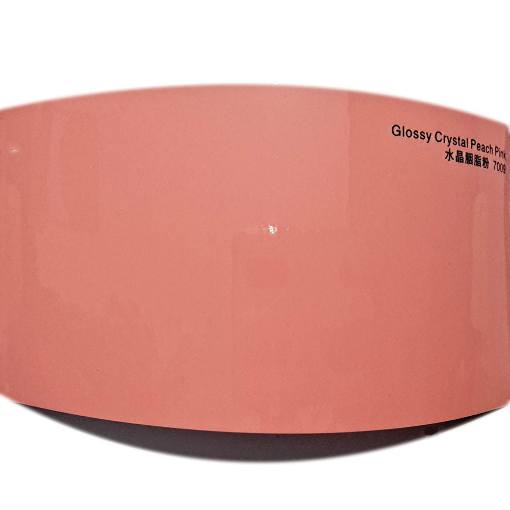 Glossy Crystal Coral Peach Pink